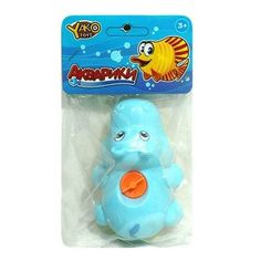 Заводная игрушка для ванны Наша Игрушка Акварики Бегемотик, голубой