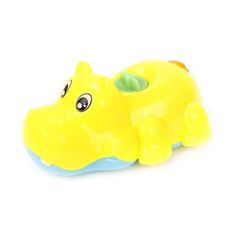 Заводная игрушка для ванны Наша Игрушка Акварики Бегемотик, желтый