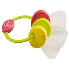 Прорезыватель-погремушка Happy Baby Colorful silicone teethers red