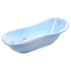 Ванночка Elefantino 100 см без слива с термометром голубой
