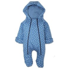 Комбинезон Веселый Малыш размер 74, синий/звезды