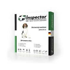 Inspector Ошейник от блох, клещей и гельминтов для средних собак
