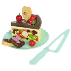 Набор продуктов с посудой Mary Poppins Лакомка 453048 голубой/коричневый