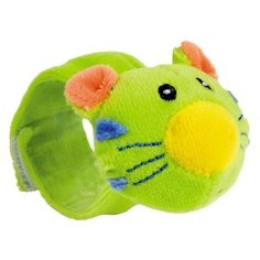 Погремушка Canpol Babies Hand Plush Rattle "Friends from the jungle" 68/005 зеленый тигренок