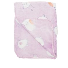 Плед Baby Nice Velsoft 100х118 см "Птички", розовый
