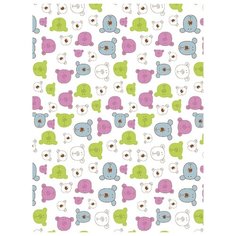 Плед Baby Nice Velsoft 100х118 см "Разноцветные мишки"