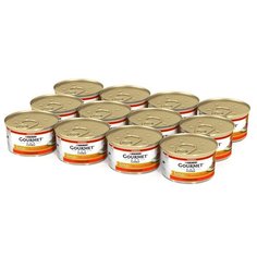 Корм для кошек Gourmet Голд с говядиной 12шт. х 85 г (паштет)