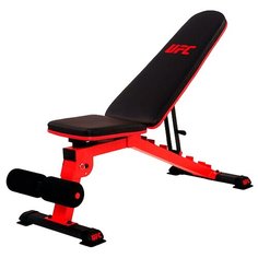 Скамья UFC UHB-69842 черный/красный
