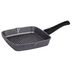 Сковорода-гриль Мечта Гранит 28х28 см, с ручкой, гранит