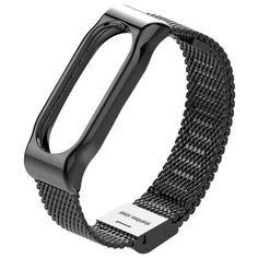 Titan Ремешок металлический для Xiaomi Mi Band 3 черный