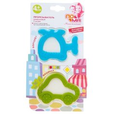 Набор Пома Вертолет и Машинка голубой/зеленый