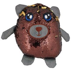 Мягкая игрушка ABtoys Медведь с пайетками 20 см