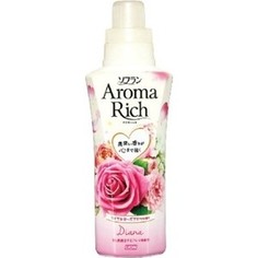 Кондиционер для белья Lion Aroma Rich Diana с натуральными маслами розы, персика, малины, ванили, флакон 550 мл