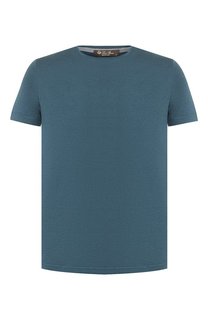 Футболка из смеси шелка и хлопка Loro Piana