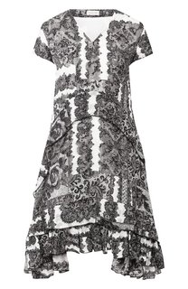 Платье из смеси вискозы и шелка By Malene Birger