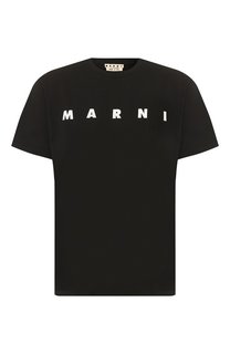 Хлопковая футболка Marni