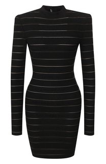 Платье из вискозы Balmain