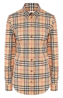 Хлопковая рубашка Burberry