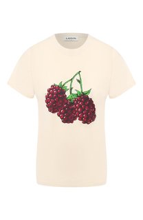 Хлопковая футболка Lanvin