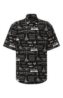 Хлопковая рубашка Balenciaga