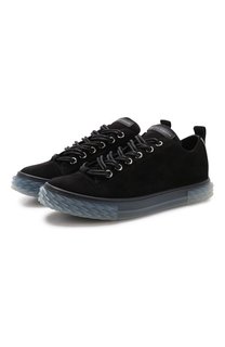 Замшевые кеды Giuseppe Zanotti Design