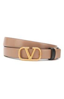 Двусторонний кожаный ремень Valentino Garavani VLOGO Valentino