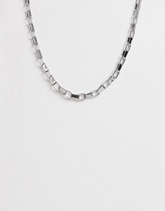 Ожерелье ASOS DESIGN-Серебряный