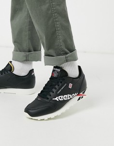 Кожаные кроссовки Reebok Classics-Черный