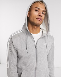 Худи на молнии adidas originals Radkin-Серый