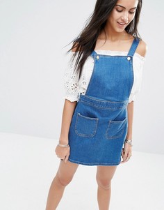 Джинсовый сарафан River Island-Синий