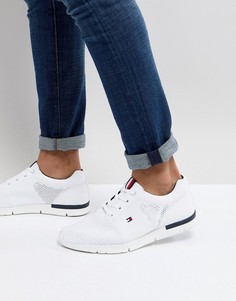Белые сетчатые кроссовки с флагом Tommy Hilfiger Tobias-Белый