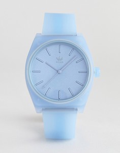 Синие часы с силиконовым ремешком adidas Z10 Process-Синий