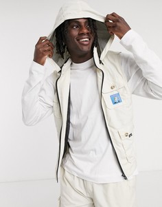 Бежевый жилет в стиле милитари Vintage Supply