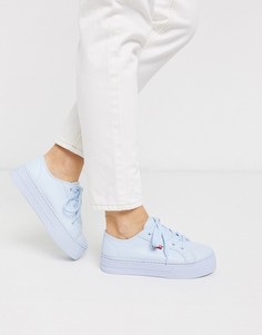 Кроссовки на платформе с искусственным мехом внутри Levis-Синий Levis®