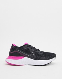 Черные кроссовки Nike Renew Run-Черный