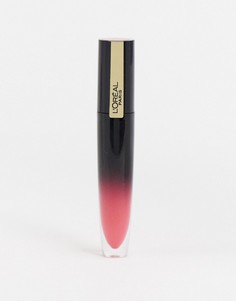 Блестящая жидкая губная помада LOreal Paris - Brilliant Signature (Be Innovative)-Розовый Loreal