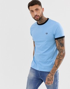 Синяя футболка Fred Perry-Синий