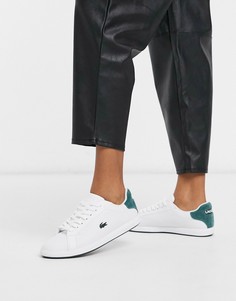 Белые кроссовки на шнуровке Lacoste-Белый