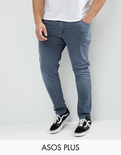 Синие джинсы скинни ASOS DESIGN Plus-Синий