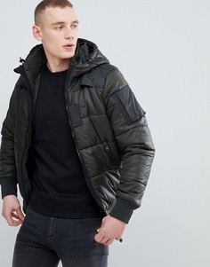 Бомбер с капюшоном G-Star Whistler-Серый