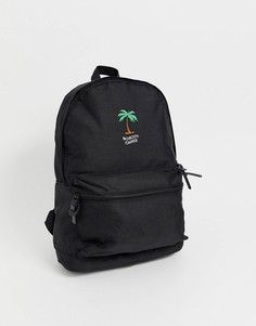 Черный рюкзак с пальмовым принтом ASOS DESIGN