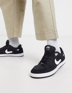 Черные кроссовки Nike SB Alleyoop-Черный