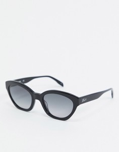 Солнцезащитные очки \"кошачий глаз\" Karl Lagerfeld Ironik-Черный