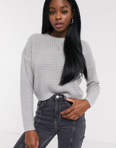 Джемпер с декоративной строчкой Brave Soul-Серый