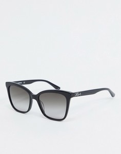 Солнцезащитные очки \"кошачий глаз\" Karl Lagerfeld Ironik-Черный