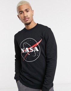 Черный свитшот с логотипом \"NASA\" ASOS DESIGN