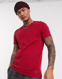 Красная футболка из органического хлопка Bershka-Красный