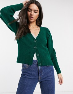 Зеленый кардиган Stradivarius