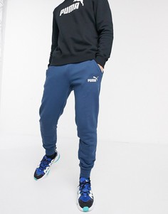 Синие джоггеры с логотипом Puma-Синий