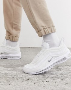 Белые кроссовки Nike Air Max 97-Черный